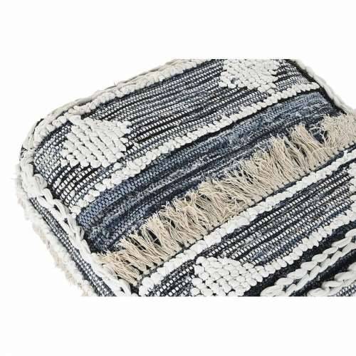 Jastuk DKD Home Decor podni Crna Crte 60 x 60 x 25 cm Cijena