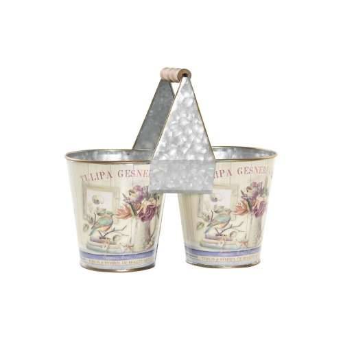 Tegla za biljke DKD Home Decor Roza Metal Shabby Chic 24 x 12 x 23 cm Cijena