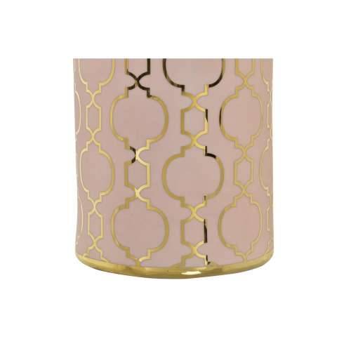 Vrč DKD Home Decor 13,5 x 13,5 x 36 cm Porculan Roza zlatan Orijentalno kromirano Cijena
