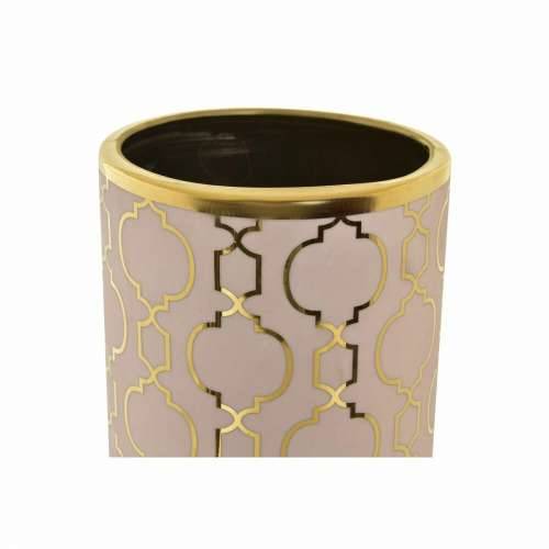 Vrč DKD Home Decor 13,5 x 13,5 x 36 cm Porculan Roza zlatan Orijentalno kromirano Cijena