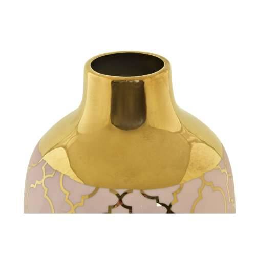 Vrč DKD Home Decor Porculan Roza zlatan Orijentalno (15 x 15 x 41,5 cm) Cijena