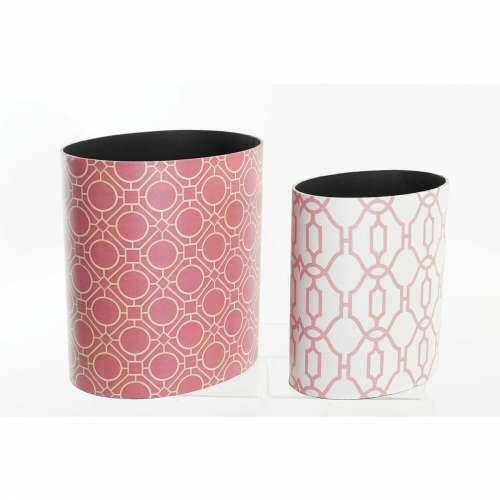 Koš za Papir DKD Home Decor Bijela Oranžna Drvo Platno Vintage Cijena