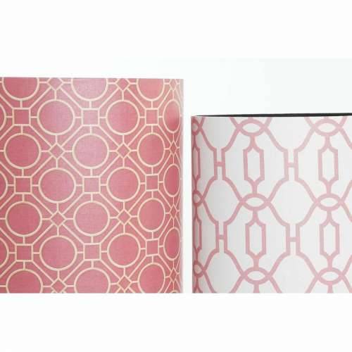 Koš za Papir DKD Home Decor Bijela Oranžna Drvo Platno Vintage Cijena