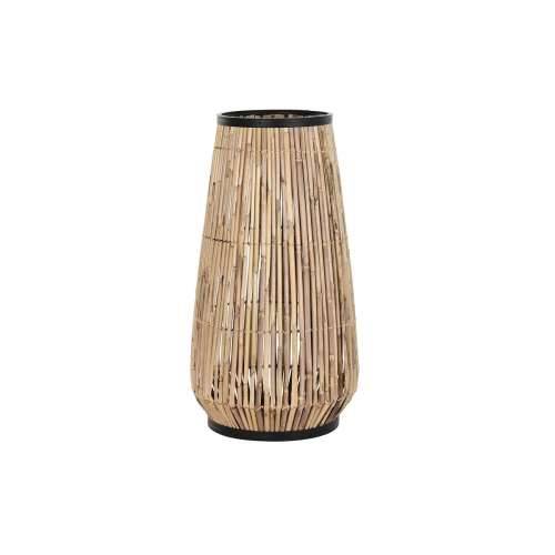 Vrč DKD Home Decor Prirodno Crna Metal Ratan 38 x 38 x 73 cm Cijena
