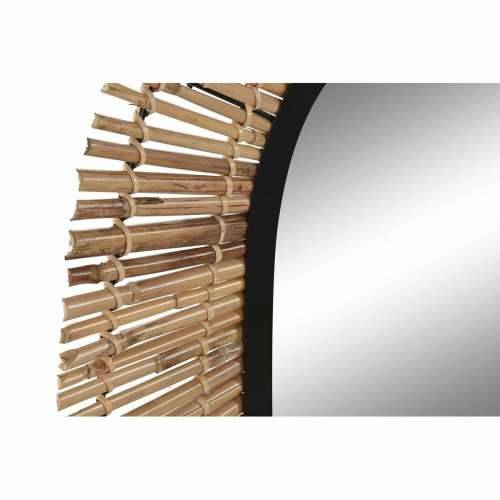Zidno ogledalo DKD Home Decor Crna Prirodno Bali 63 x 1,5 x 92 cm Cijena