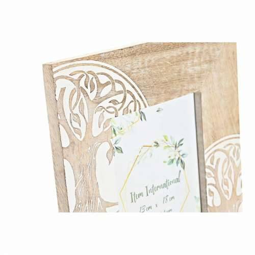 Okvir za sliku DKD Home Decor Bijela Smeđa Drvo Kristal Drvo Manga drvo Indijac 23 x 2 x 28 cm Cijena
