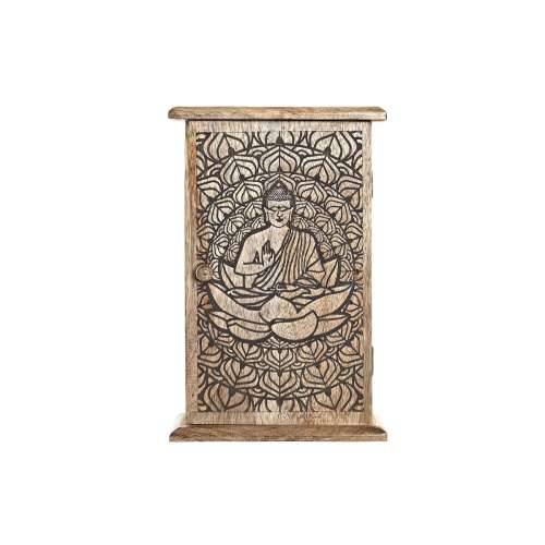 Ormar za ključeve DKD Home Decor Smeđa Tamno smeđi 18 x 7,5 x 28 cm Cijena