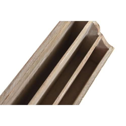 Višenamjenski Organizator DKD Home Decor Bijela Prirodno Drvo Manga 32 x 13 x 21 cm 33 x 12 x 21 cm Listovi (12 kom.) Cijena