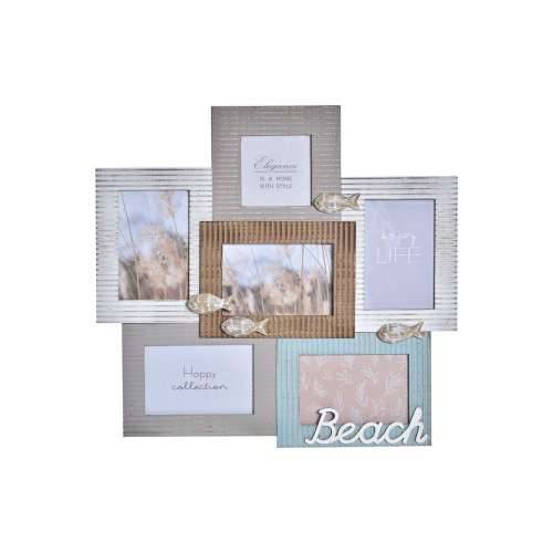 Okvir za sliku DKD Home Decor Beach 46,5 x 2 x 44,5 cm Drvo Mornar Cijena