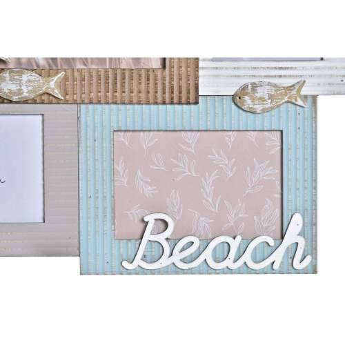 Okvir za sliku DKD Home Decor Beach 46,5 x 2 x 44,5 cm Drvo Mornar Cijena