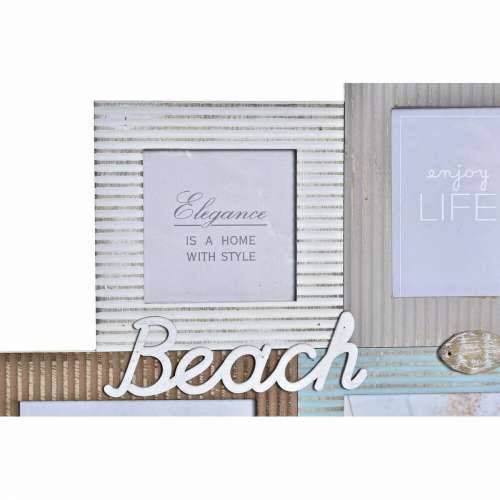 Okvir za sliku DKD Home Decor Beach 51 x 2 x 40,5 cm Drvo Mornar Cijena