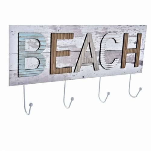 Zidna vješalica DKD Home Decor Drvo Metal Plaža 45 x 5 x 23 cm (2 kom.) Cijena