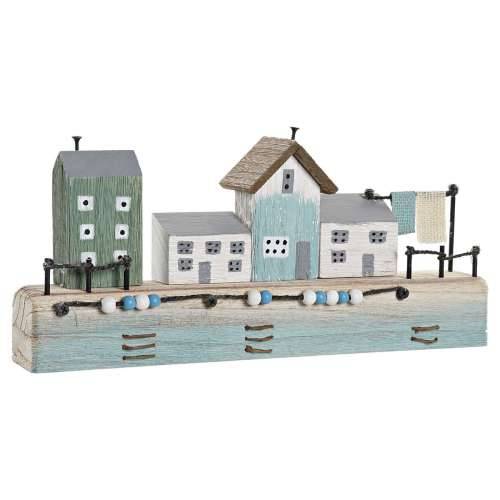 Ukrasna figura DKD Home Decor Plava 38,5 x 5,8 x 17,2 cm Prirodno Luka Cijena