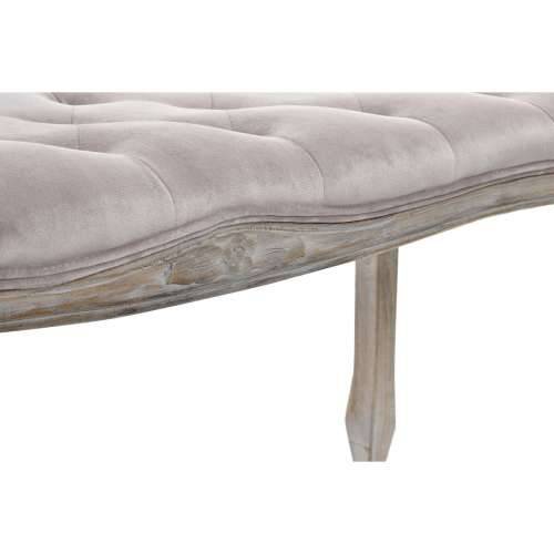 Stolac DKD Home Decor Roza Prirodno Svetlo roza Poliester Drvo Kaučukovac 112 x 38 x 48 cm Cijena
