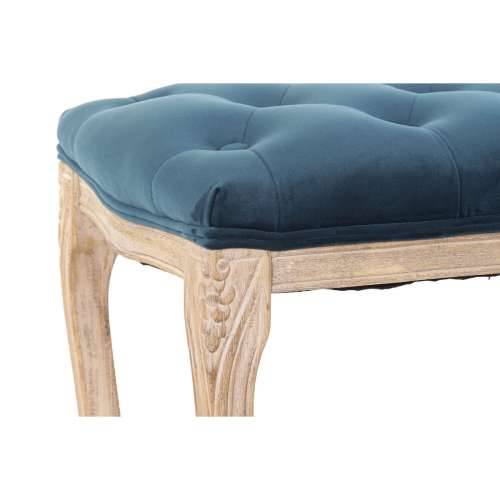 Stolac DKD Home Decor Poliester Baršun Kaučukovac Zelena (110 x 37 x 49 cm) Cijena