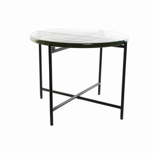 Pomoćni stolić DKD Home Decor Kristal Crna Metal moderan (50 x 50 x 42 cm) Cijena