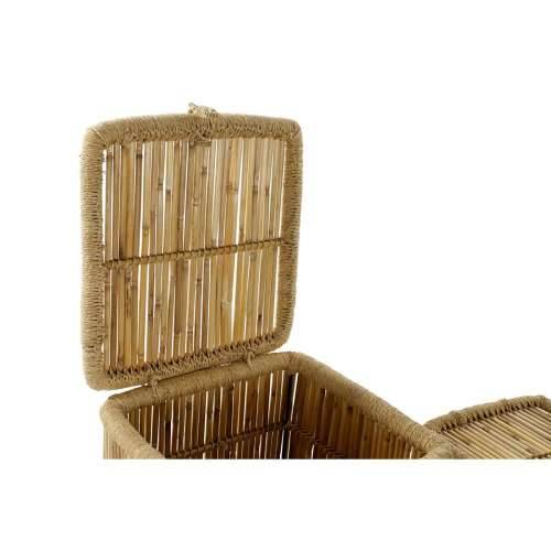 Set Košara DKD Home Decor Prirodno Bambus Uže (2 Dijelovi) Cijena