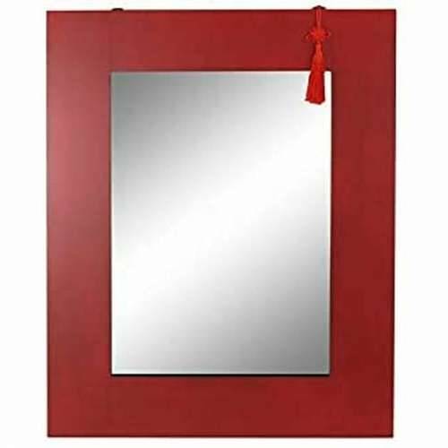 Zidno ogledalo DKD Home Decor Crna Crvena Orijentalno 70 x 2 x 90 cm Cijena
