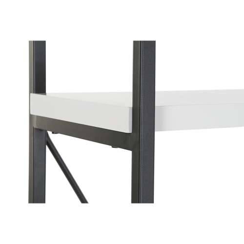 Polica DKD Home Decor Crna Metal Bijela 4 Police Drvo MDF (110 x 30 x 150 cm) Cijena