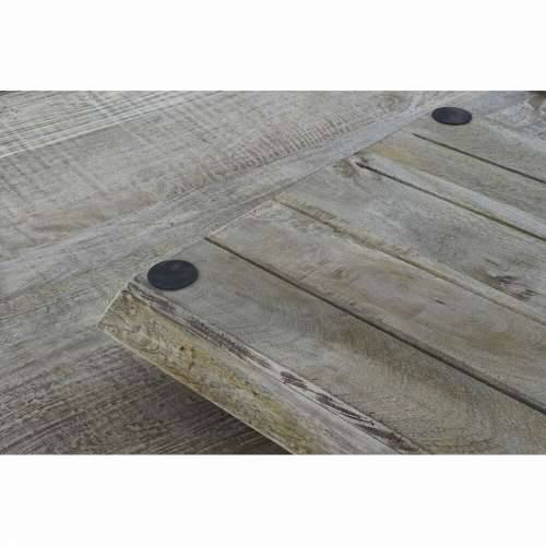 Stolić za dnevni boravak DKD Home Decor Crna Prirodno Drvo Metal 120 x 120 x 55 cm Cijena