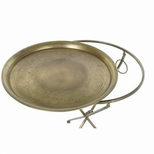 Pomoćni stolić DKD Home Decor zlatan Mesing (47,5 x 47,5 x 64,5 cm) Cijena