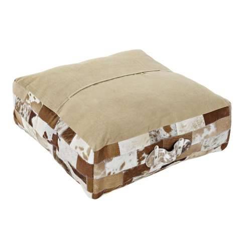 Jastuk DKD Home Decor podni Poliester Koža Aluminij Pisana Kolonijalni (60 x 60 x 20 cm) Cijena