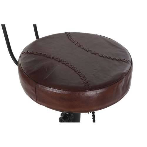 Tabure DKD Home Decor 45 x 46 x 118 cm Crna Metal Smeđa Cijena