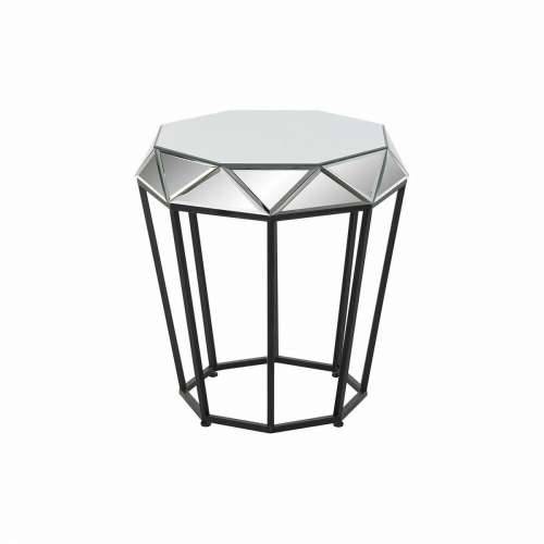 Pomoćni stolić DKD Home Decor Crna Metal Ogledalo 50 x 50 x 55 cm Cijena