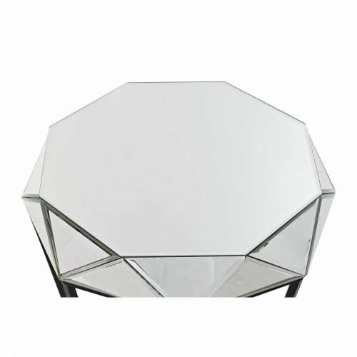 Pomoćni stolić DKD Home Decor Crna Metal Ogledalo 50 x 50 x 55 cm Cijena