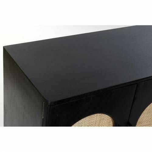 Ormarić za hodnik DKD Home Decor Crna Prirodno Ratan Drvo Manga (150 x 40 x 65 cm) Cijena