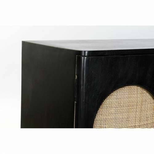 Ormarić za hodnik DKD Home Decor Crna Prirodno Ratan Drvo Manga (150 x 40 x 65 cm) Cijena