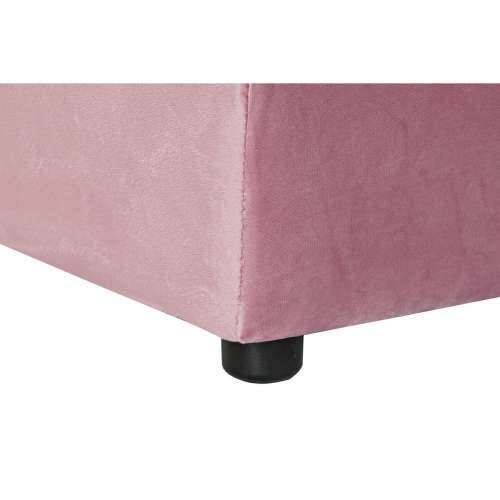 Naslonjač za Noge DKD Home Decor Roza Poliester moderan (55 x 55 x 30 cm) Cijena