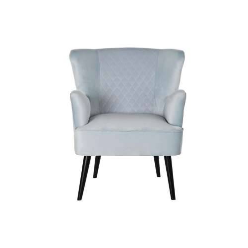 Fotelja DKD Home Decor Crna Metal Nebesko plava (76 x 76 x 82 cm) Cijena