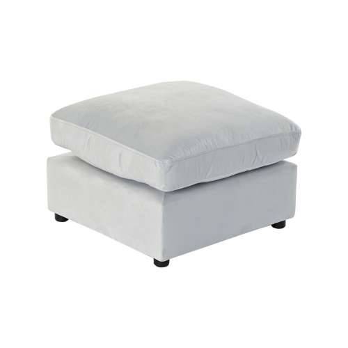 Naslonjač za Noge DKD Home Decor Drvo Poliester Nebeški moderan (55 x 55 x 35 cm) Cijena