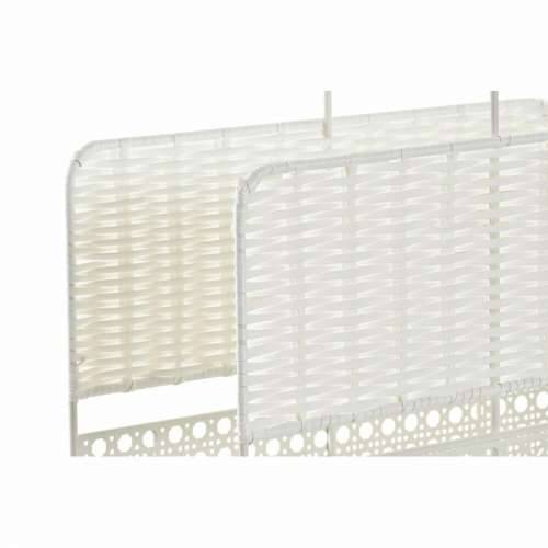 Stalak za časopise DKD Home Decor Bijela Prirodno Metal ispleten od pruća Boho 36,5 x 15 x 41 cm Cijena