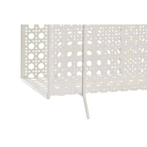 Stalak za časopise DKD Home Decor Bijela Prirodno Metal ispleten od pruća Boho 36,5 x 15 x 41 cm Cijena