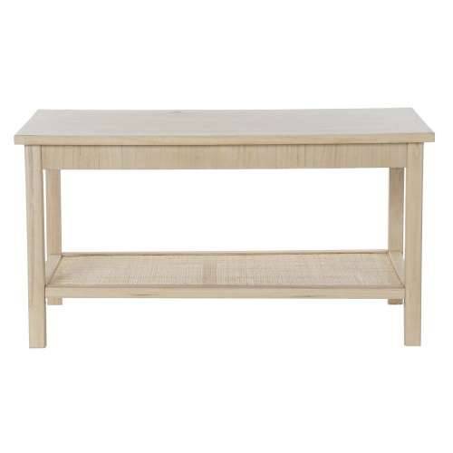 Stolić za dnevni boravak DKD Home Decor 90 x 50 x 46 cm Prirodno Aluminij Drvo MDF Cijena