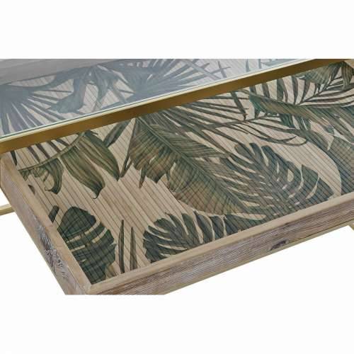 Stolić za dnevni boravak DKD Home Decor zlatan Prirodno 90 x 60 x 45 cm Cijena
