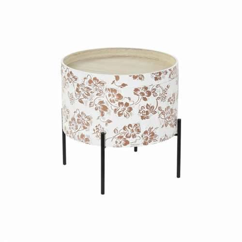 Pomoćni stolić DKD Home Decor Bijela Crna 38 x 38 x 39 cm Cijena