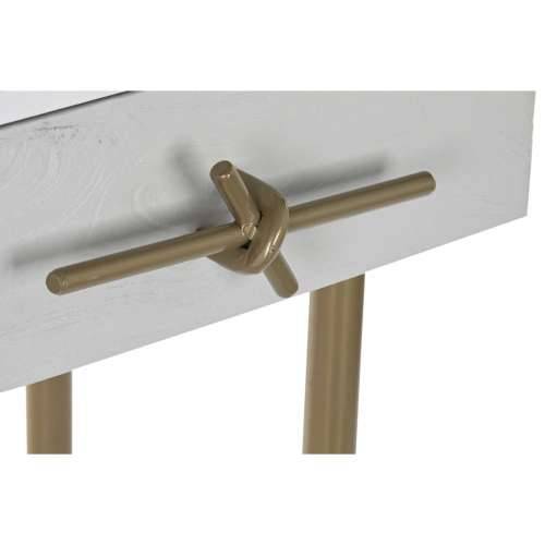 Hodnik DKD Home Decor Bijela zlatan 90 x 45 x 74 cm Cijena
