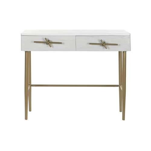 Hodnik DKD Home Decor Bijela zlatan 90 x 45 x 74 cm Cijena