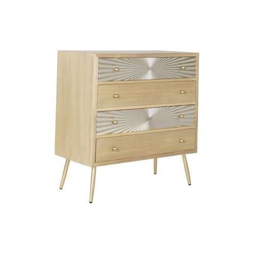 Komoda DKD Home Decor zlatan Prirodno Metal Jela Drvo MDF moderan 80 x 40 x 87,5 cm Cijena