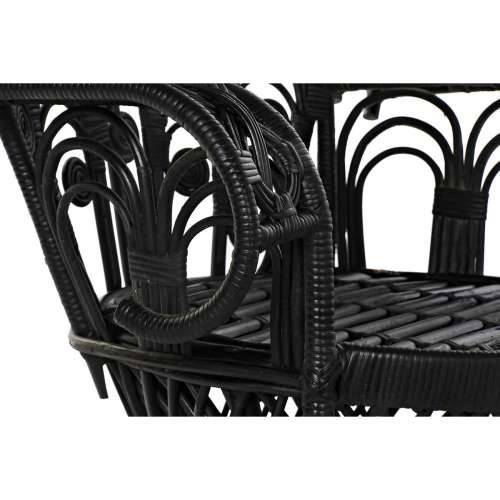 Vrtna fotelja DKD Home Decor Bijela Crna 96 x 66 x 145 cm 96 x 66 x 140 cm Cijena
