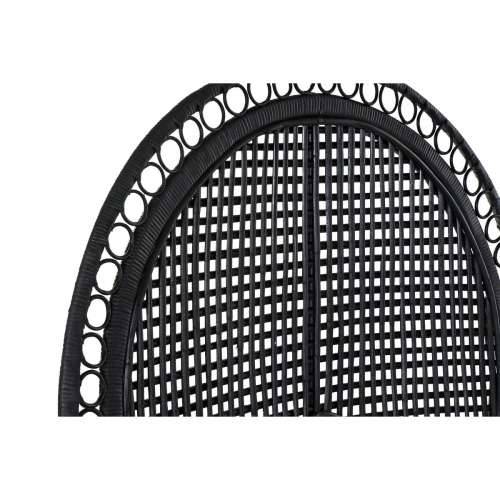 Vrtna fotelja DKD Home Decor Bijela Crna 96 x 66 x 145 cm 96 x 66 x 140 cm Cijena