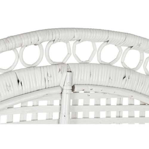 Vrtna fotelja DKD Home Decor Bijela Poliester Metal 30 x 40 cm 96 x 66 x 145 cm 96 x 66 x 140 cm Cijena