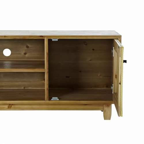 Namještaj za TV kabinet DKD Home Decor Smeđa 140 x 38 x 53 cm Jela Prirodno Ratan Cijena