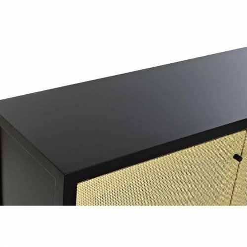 Ormarić za hodnik DKD Home Decor Crna Jela Prirodno Ratan (120 x 38 x 76 cm) Cijena