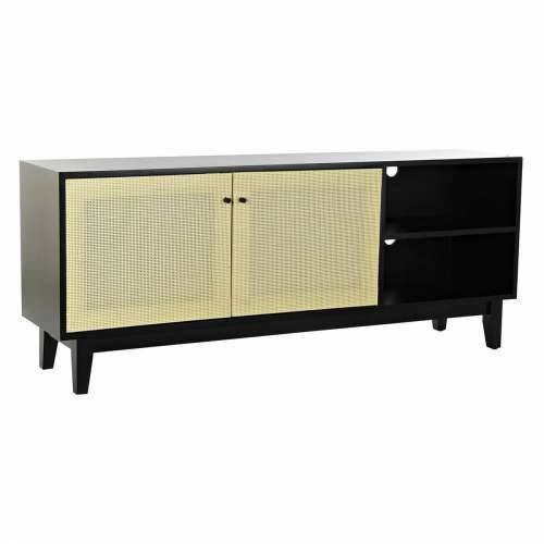 Namještaj za TV kabinet DKD Home Decor Crna Jela Ratan (160 x 65 x 38 cm) Cijena