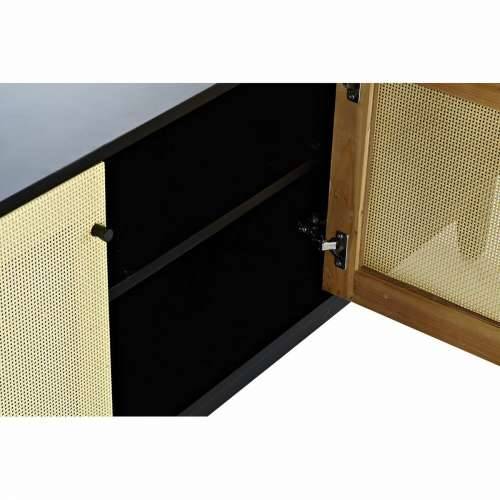 Namještaj za TV kabinet DKD Home Decor Crna Jela Ratan (160 x 65 x 38 cm) Cijena