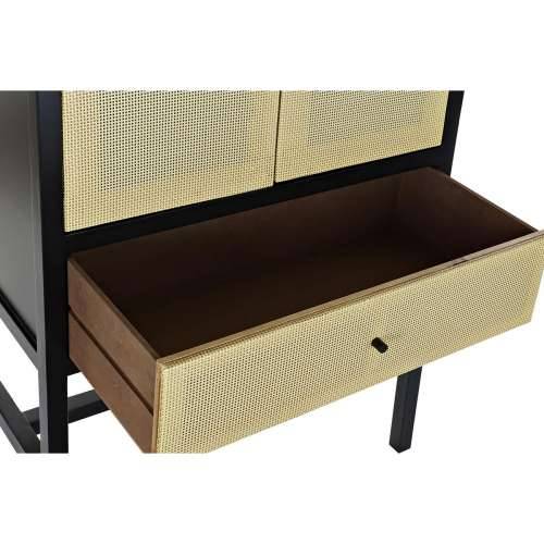 Ormarić DKD Home Decor 80 x 38 x 160 cm Jela Prirodno Crna Cijena